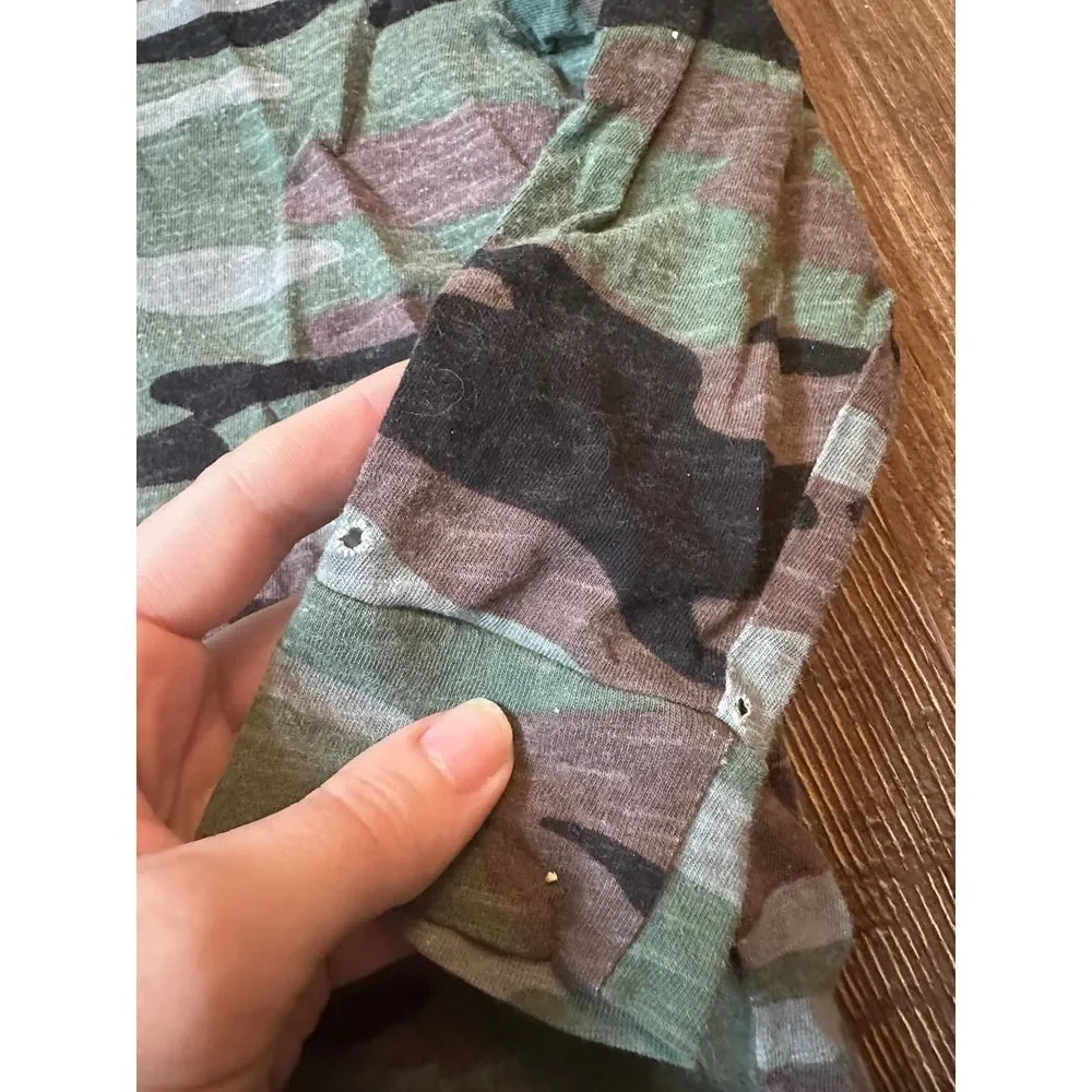 Childhoods clothing 4T blue green camo longsleeve‎ top fall